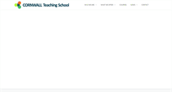Desktop Screenshot of cornwallteachingschool.org
