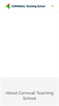 Mobile Screenshot of cornwallteachingschool.org